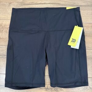 NWT All in Motion Black 7in Bike Shorts‎ XL